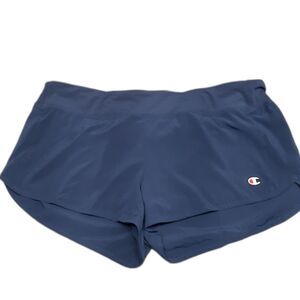 Champion Women 100%AUTHENTIC Track Shorts Size XXL Navy Blue